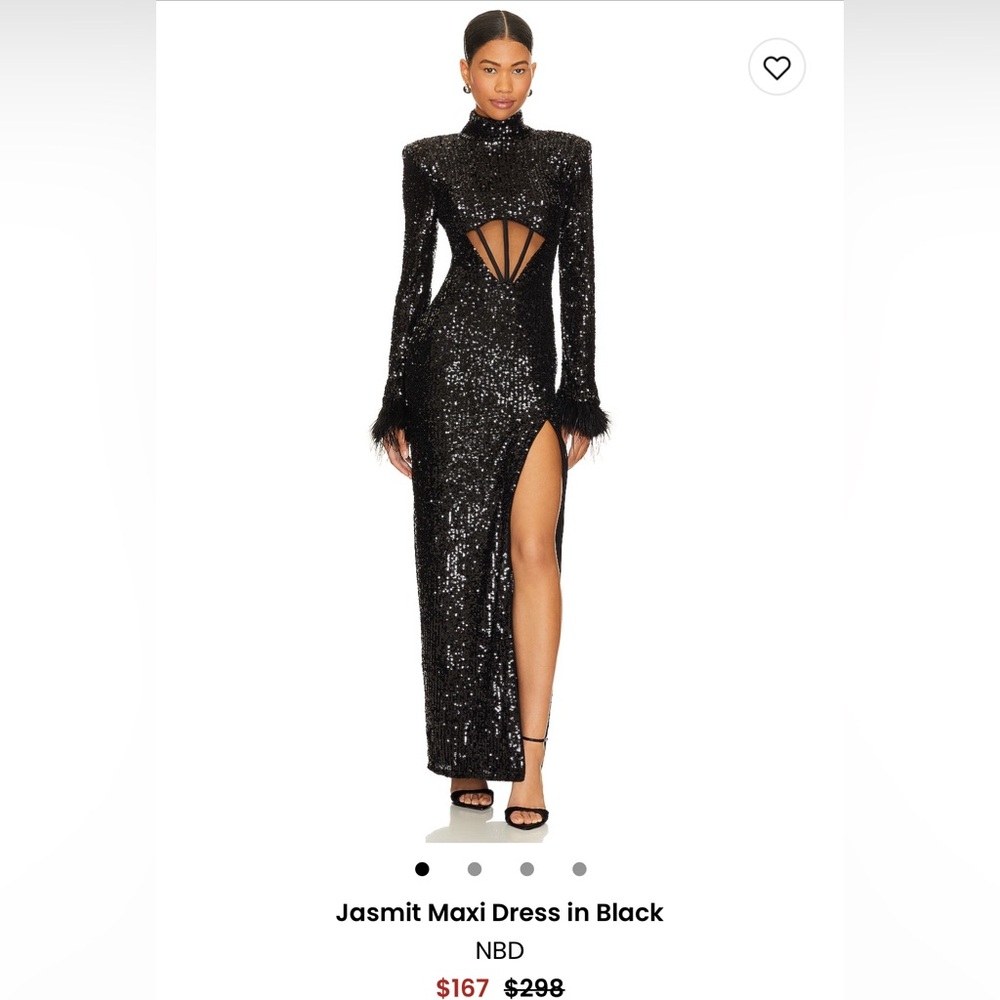 Jasmit Maxi Long Sequins Dress